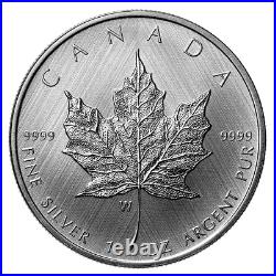 2021 CANADA MAPLE LEAF W MINT MARK WINNIPEG 5$ 99.99% 1oz. PURE SILVER COIN