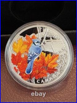 2021 Canada $20 Fine Silver Coin Colourful Birds Blue Jay (99.99% Pure)
