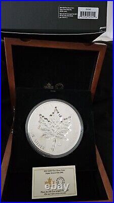 2021 Canada $250 Super Incuse 1 Kilo Silver Maple Leaf KG Kilogram Coin