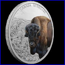 2021 Canada $30 Imposing Icons Bison 2 oz. 9999 Silver Coin 2,500 Made