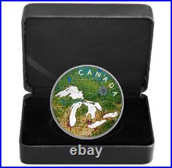 2021 Canada $50 Great Lakes 99.99% Pure Silver Coin