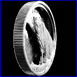 2021 Canada $50 Multilayered Cougar 3.4 oz. 9999 Silver Coin 1,500 Made
