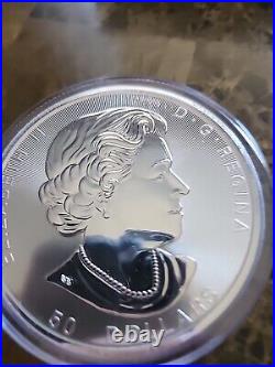 2021 Canada Maple Leaves 10 oz Silver coin, absolute mint condition