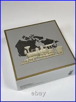 2021 Canada Masters Club Pure Silver Dollar Trans Canada Railway 2oz Gold Plated