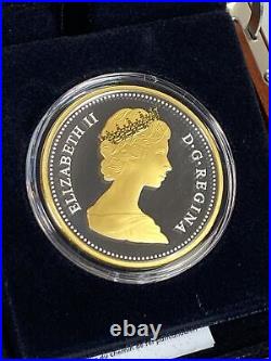 2021 Canada Masters Club Pure Silver Dollar Trans Canada Railway 2oz Gold Plated