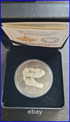 2021 Canada Reaper of Death Discovering Dinosaurs 20$ 1 oz. 9999 Rhodium