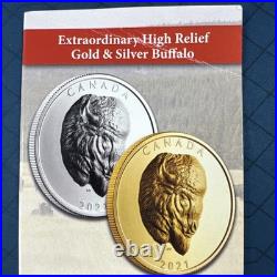 2021 Canada Silver $25 Buffalo Extraordinary High Relief NGC PF70 Signed FDOI