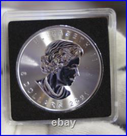 2021 Canada Silver Wolf Coin. 9999 1 oz (Colored)