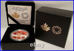 2021 Poppy Wreath of Remembrance Lest We Forget $20 1OZ Silver Proof Coin Canada