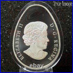 2021 Traditional Ukrainian Pysanka $20 Silver Egg-Shaped Coin Canada