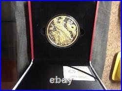 2021 fine silver coin. Triumphant dragon. Limited $125.00 half kilo coin