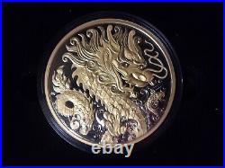 2021 fine silver coin. Triumphant dragon. Limited $125.00 half kilo coin