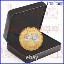 2022 10th Anniversary Farewell to Penny 1 cent 5 OZ Pure Silver Gold-Plated Coin