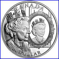 2022 $1 Canada Platinum Jubilee of Queen Elizabeth II Silver Dollar Proof