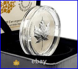 2022 1 oz. Fine Silver $20 Coin Ultra High Relief Silver Maple Leaf. 9999