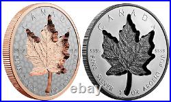 2022 2023 Super Incuse Maple Leaves 1oz. 9999 Silver Coins Canada