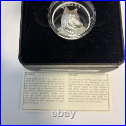 2022 $25 Timber Wolf Pure Silver Coin