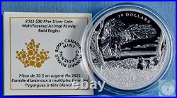 2022 $30 Canada 2oz Multifacted Bald Eagles Proof Coin 2022 $30 Canada 2oz Multifacted Bald Eagles Proof Coin