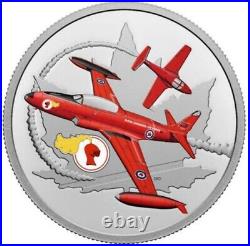 2022 CANADA $30 Air Force RED KNIGHT T-Bird. 9999 Pure 1oz Silver Proof Coin