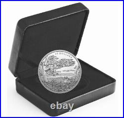 2022 CANADA $30 BALD EAGLES FAMILY Multifaceted 2oz. 9999 Pure Silver Coin