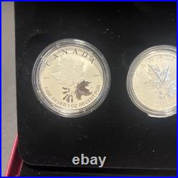 2022 CANADA Fractional 5 coin set 99.99% silver- A Radiant Crown