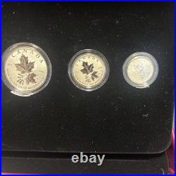 2022 CANADA Fractional 5 coin set 99.99% silver- A Radiant Crown