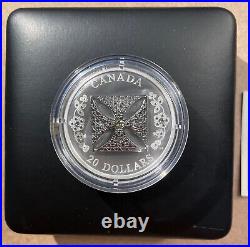 2022 CANADA SILVER PROOF QUEEN ELIZABETH II Diamond Diadem Coin BOX COIN & CERT