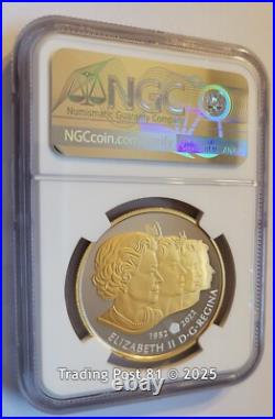 2022 CANADA The Imperial State Crown GILT Silver Coin FR NGC PF 70 UC