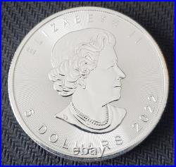 2022 Canada 1 Oz. 9999 Silver Maple Leaf Queen Elizabeth