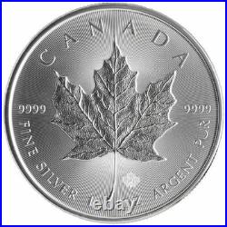 2022 Canada 1 Oz. 9999 Silver Maple Leaf Queen Elizabeth
