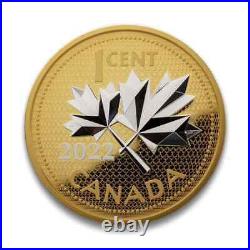2022 Canada 1c Pure 5 oz. Silver Coin Farewell to the Penny 10th Anniversary