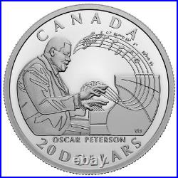 2022 Canada $20 Celebrating Oscar Peterson 1 oz Pure Silver Coin