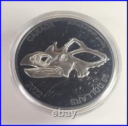 2022 Canada $20 Fine Silver Coin Discovering Dinosaurs Mercury's Horned Face