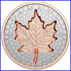 2022 Canada $20 Pure Silver Coin Super Incuse 1oz. Rose Gold Plated Silver ML