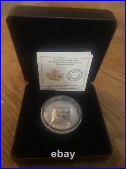 2022 Canada $20 Queen Elizabeth II Diamond Diadem pure silver coin Proof In Case