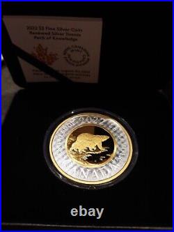 2022 Canada 2 oz. Fine Silver Coin Renewed Silver Toonie Path of Knowledge