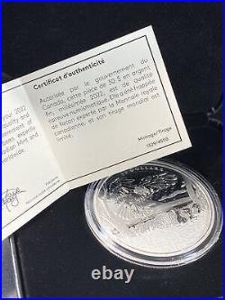 2022 Canada 30$ 50mm 9999 Multifaceted Animal Family Bald Eagle Proof Coin
