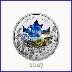2022 Canada 3 oz. $50 Fine Silver Coin Canadian Collage RCM #205396