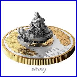 2022 Canada $50 Holiday Gifts Fine Silver Coin