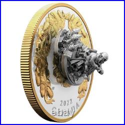 2022 Canada $50 Holiday Gifts Fine Silver Coin