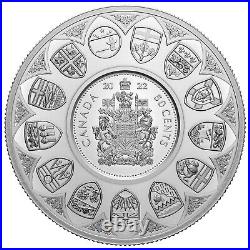 2022 Canada 50 cent 5 oz. Pure Silver Coin The Bigger Picture The Coat of Arms