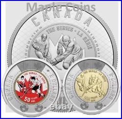 2022 Canada 50th Anniversary Hockey Summit Series 2oz Silver Coin + BONUS COINS