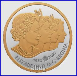 2022 Canada Dollar Imperial State Crown $1 99.99% Pure Silver Coin