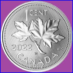 2022 Canada Specimen Silver Small Cent Coin Farewell to the Penny Mint Case