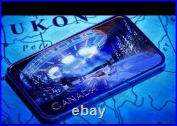 2022 Canada Yukon UFO Encounter 1oz 99.99 Proof Silvercoin Glow In The dark