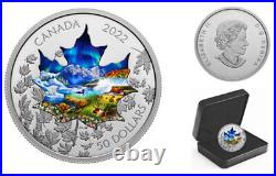 2022'Canadian Collage' Proof $50 Silver Coin 3oz. 9999 Fine (RCM 205396)(20526)