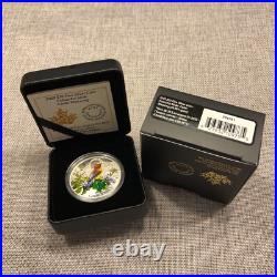 2022 Colourful Birds Cedar Waxwing 1 oz. Pure Silver Coin