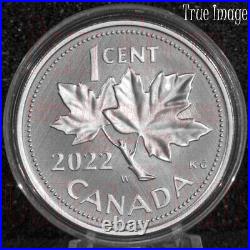 2022 Farewell to Penny W Mint Mark 1 cent 1 OZ Pure Silver Coin Canada