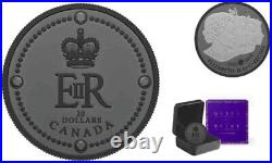 2022'Queen Elizabeth II's Royal Cypher' $20 Fine Silver Coin(RCM 207694)(20637)