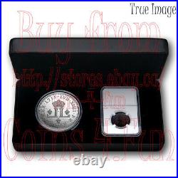 2022 Relics of New France Louis XIV 30 Deniers $50 Pure Silver Coin Set Canada